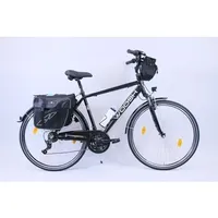 28palcové pánské trekingové kolo Woosh + brašny, Bidon, Counter