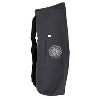 Yogatasche SURYA Bag Baumwolle für Schurwollmatten, grau, L: 100 cm /