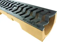 Entwässerungsrinnen ST-100 B-125 Guss