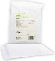 Medi-Inn Einmal Waschhandschuhe Molton weiß, 100 Stück, 75 g/m², 22 x 15 cm, für Babys, Kinder & Erwachsene