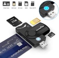 USB Kartenlesegerät Speicherkartenleser Multi Kartenleser Adapter kompatibel mit Linux/Unix