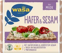 Wasa das Milde Hafer und Sesam Reich an Ballaststoffen 230g