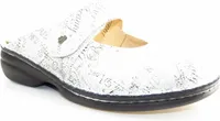 Finn Comfort Stanford bianco words Damen Clogs in Weiß, Größe 36