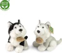 Plüsch Husky Hund in Größe 16 cm