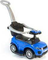 Rutschauto blau mit Schiebestange und Sicherheitsbügel,Rutschfahrzeug ab 1Jahr