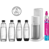 SodaStream Wassersprudler »DUO Vorteilspack«, (Set, 6 tlg.),  SodaStreamSprudler DUO+CO2Zylinder,+Glasflaschen+Kunststoff-Flasche auf  Raten