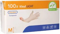 PAPSTAR unisex Einmalhandschuhe LIGHT transparent Größe M 100 St.