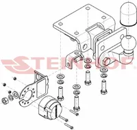 Z548277 Anhängerkupplung passend für VW Amarok I 08/2010-2022 USA