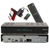 RED OPTICUM AX Atom 4K UHD digitaler Sat-Receiver PVR /HDMI/2X USB 2.0/12V Netzteil, schwarz