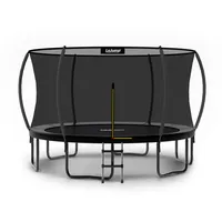 LeJump Gartentrampolin Gartentrampolin 'Kürbis' 366cm , Ø 366,00 cm, Mit Sicherheitsnetz »Deluxe«, Schutzrand schwarz