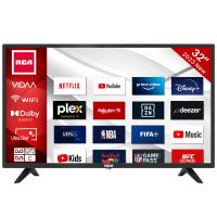 RCA iRV32H3 Fernseher 32 Zoll (80 cm) Smart TV mit Netflix, Prime Video, Rakuten TV, DAZN, Disney+, YouTube, UVM, WiFi, Triple-Tuner DVB-T2 / S2 / C, Dolby Audio