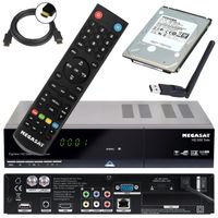 HD TWIN SAT RECEIVER – Megasat HD 935 V3 mit 1 TB Festplatte und W-Lan Stick (PVR, USB, LAN, W-Lan, HDMI) Mediacenter und Live TV auf Ihrem mobilen Geräten
