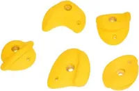 Klettergriffe Klettersteine M 5 Stk - Gelb