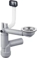Design Space Saver Lux Zubehör Für Stahlspülen 1 Becken 3,5" Ohne Automatischen Wasserstopfen