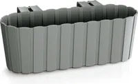 Prosperplast 4.9l Boardee Collection 38.3x21.2x13 Cm Blumentopf Grau  Grau One Size