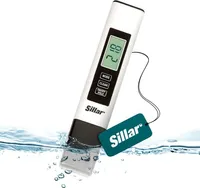 Sillar 3 v 1 tester vody TDS meter, EC, merač teploty, tester kvality vody pre pitnú vodu, akvária,