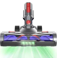 Motorisierte elektrische Turbobürste Ersatz-Staubsaugerkopf für Dyson V7 V8 V10 V11 V15, Bodenbürstenzubehör mit Direktantrieb und LED-Leuchten