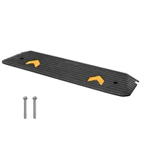 VEVOR rampa progowa krawężnik rampa progowa drzwi rampa progowa 113x24.1x2.5cm guma 15T