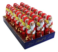 Dutá figúrka Lindt Father Christmas z alpského mlieka 70g 27 balení