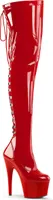ADORE-3063 Damen Boots von Pleaser, Rot  , EU 40, US 10