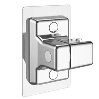 Handbrause Halterung 360°Drehbar Verstellbarer Duschhalterung Ohne Bohren Duschkopfhalterung Universell Brausehalter für Handbrause,Silber