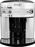 De Longhi ESAM 3200.S - Ekspres do kawy - 1,8 litra - Kawa ziarnista - Kawa mielona - Wbudowany młynek - 1350 W - Srebrny