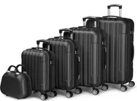FCH 5er Koffer Set Hartschalenkoffer Koffer Trolley Reisekoffer Kofferset xl mit Bordgepäck als Handgepäck Suitcase 5 teilig Rollkoffer，Kosmetikkoffer