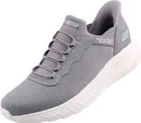 Skechers Damen-Sneaker-Slipper Slip-Ins Bobs Sport Grau-Weiß, Farbe:grau, EU Größe:47
