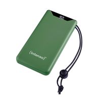 Intenso Powerbank F10000 PD Qualcomm Quick Charge 3.0 10000 mAh 1x USB Typ A und C OUT grün