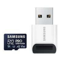 SD MicroSD Card 512GB Samsung SDXC PRO Ulti.(Class10) Read retail