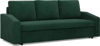 Sofa 3-Sitzer  mit Schlaffunktion,  Cord - Dunkelgrün
