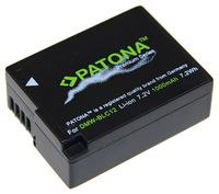 Batéria pre Panasonic Lumix / Panasonic DMW-BLC12E, s indikátorom nabitia, 1000mAh