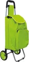 Perel Einkaufstrolley mit Doppelgriff, Rädern und isolierter Tasche, Kapazität 30 Liter, maximale