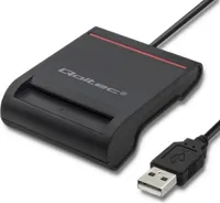 Qoltec Smart Chip-ID-Kartenscanner