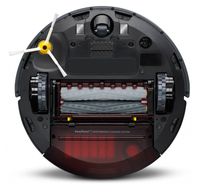 iRobot Roomba 976, Beutellos, Beige, Schwarz, Braun, Rund, 0,6 l, Around/along obstacles, Parallel lines, Perimeter, Spiral, Zickzack, Kamera
