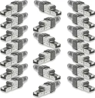 20x Netzwerkstecker CAT 7 Werkzeuglos RJ45 Netzwerk Stecker Verlegekabel Metall