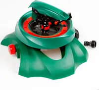 Profi-Flächenregner Rasensprenger Rotation von 0 bis 360 ° Kreisregner Viereckregner