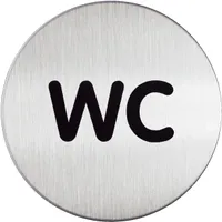 DURABLE piktogram "WC" kulatý 8,3 cm