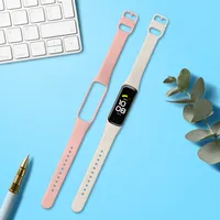 kwmobile 2x Sportarmband kompatibel mit Samsung Galaxy Fit 2 Armband - Fitnesstracker Band Set aus TPU Silikon