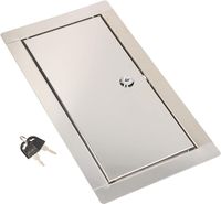 KOTARBAU® Prístupový panel 30x60cm s kľúčom Strieborná nerezová oceľ pre prístupové šachty