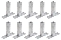 Alberts 10 x Handlaufstütze Universalpfosten 104 mm x 30 mm
