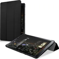 kwmobile Hülle kompatibel mit Samsung Galaxy Tab A 10.1 (S-Pen) (2016) - Smart Cover Tablet Case Schutzhülle - Stand - in Schwarz