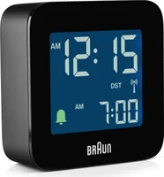 BRAUN Funkwecker digital  5,7x5,7x2cm schwarz