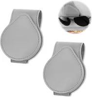 Brillenhalter für Auto-Sonnenblende, 2er-Pack Sonnenbrillenhalterung  Linglai