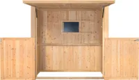 Grillhaus Konsta klein 218 x 95 cm natur