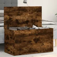vidaXL Aufbewahrungstruhe Räuchereiche 84x42x46 cm Holzwerkstoff