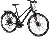Airtracks Damen Trekking Fahrrad 28 Zoll Trekkingrad TR.2830L 24 Gang Shimano Alivio RD-M3100 SGS Shadow(48cm (Körpergröße 155-170cm))