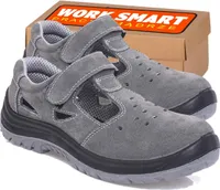 Leder Arbeitsstiefel SANDALS 46 PROTECTIVE Sicherheit Wildleder BAVARO S1 SRC