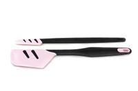 TUPPERWARE Griffbereit Top-Schaber Set schwarz-rosa D167 Silikon + SPÜLTUCH