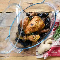 Žáruvzdorná nádoba s víkem a rukavicí 5,8 l PYREX